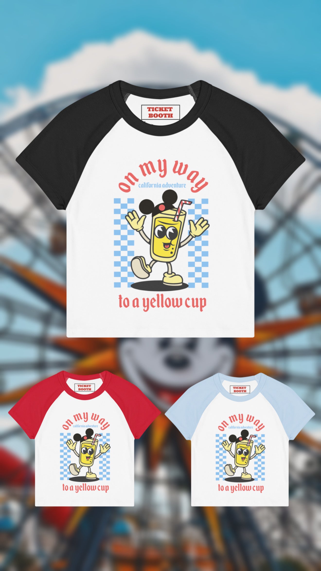 Yellow Cup Baby Tee
