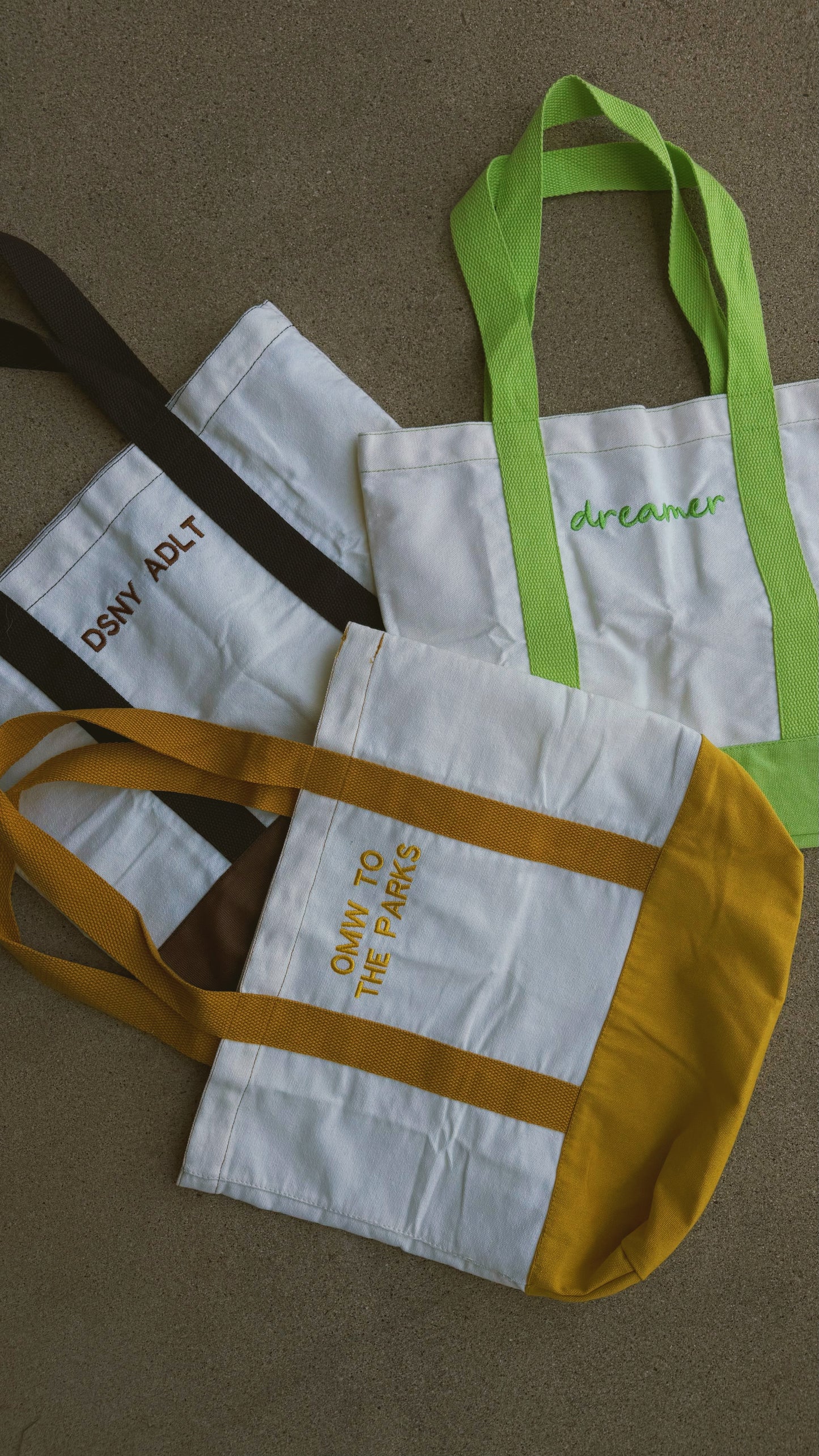 Embroidered Canvas Tote