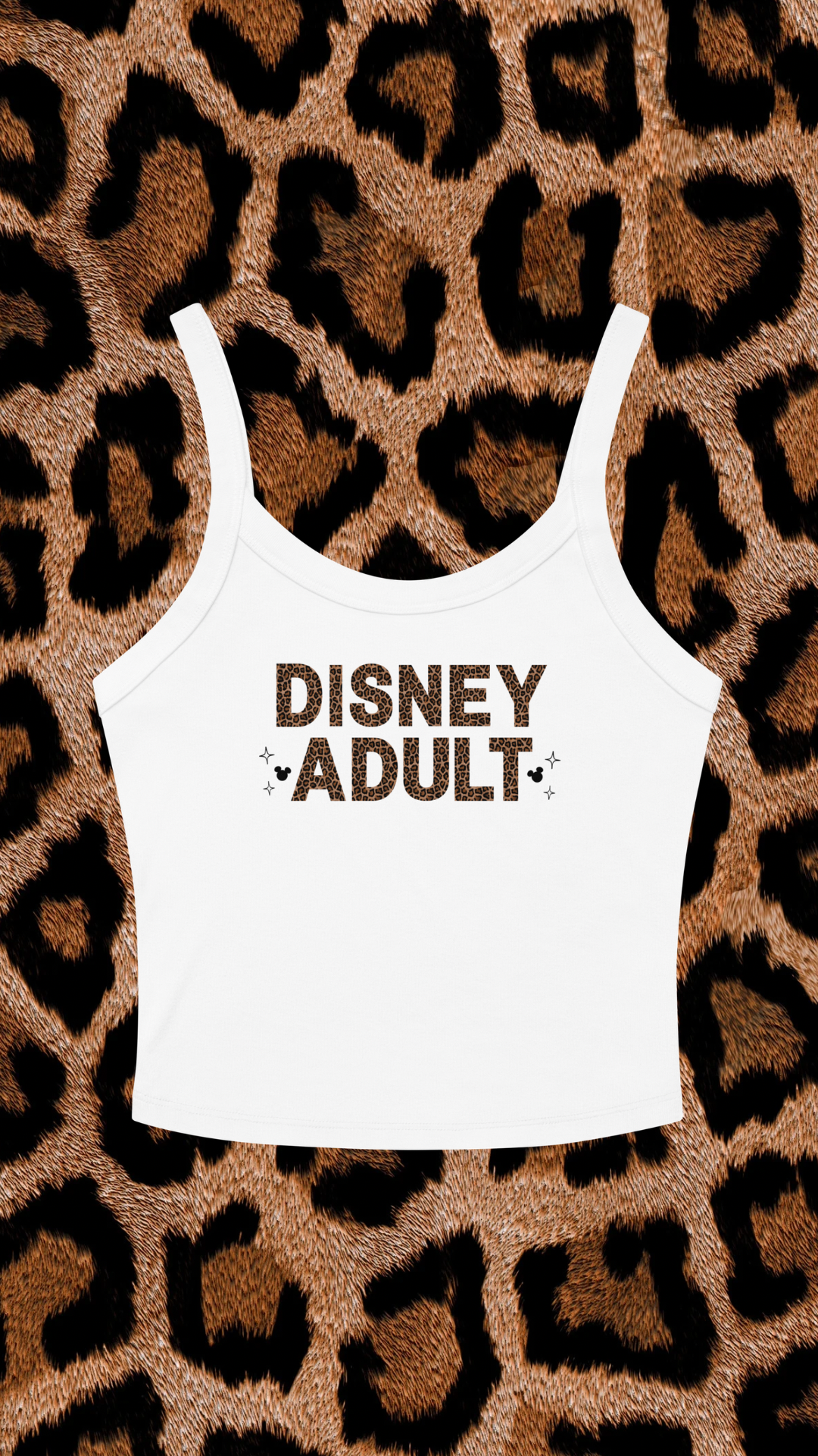 Leopard Cropped Tank