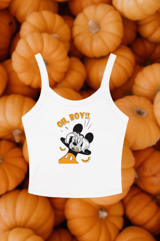 Oh, Boy!! Cropped Tank