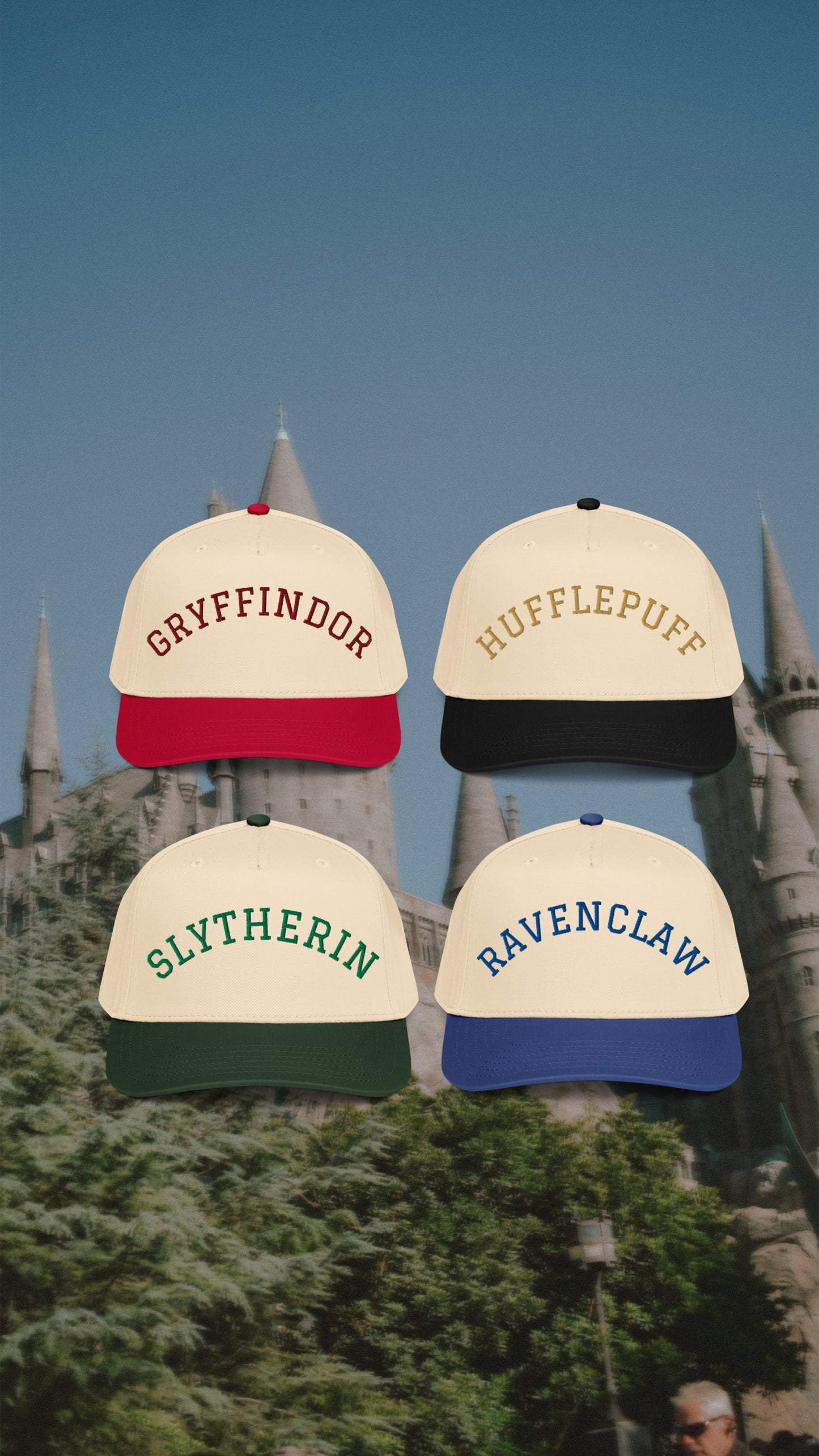 Embroidered House Hat