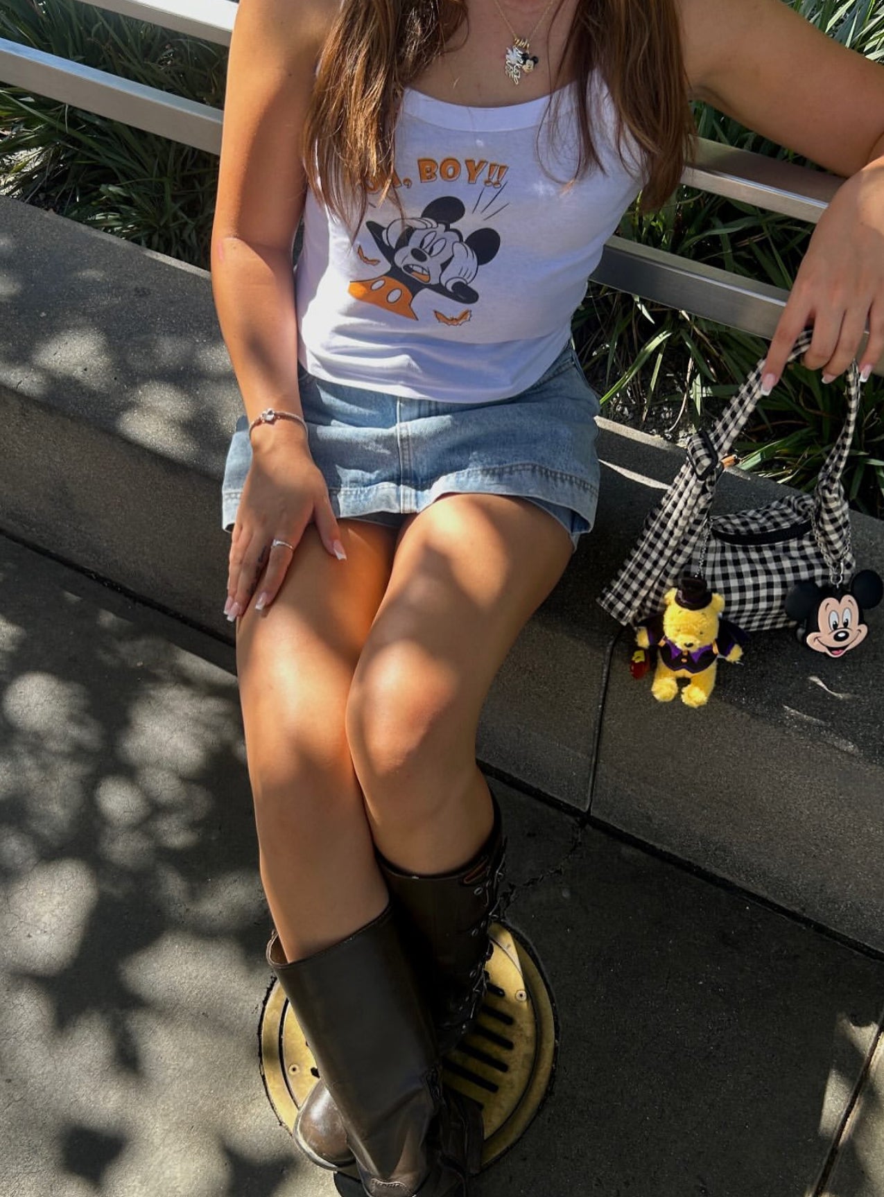 Oh, Boy!! Cropped Tank