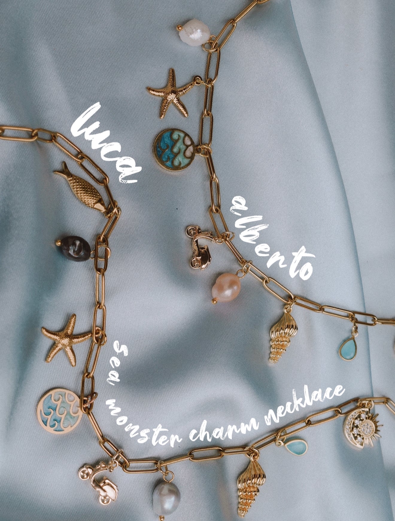 Sea Monster Charm Necklace