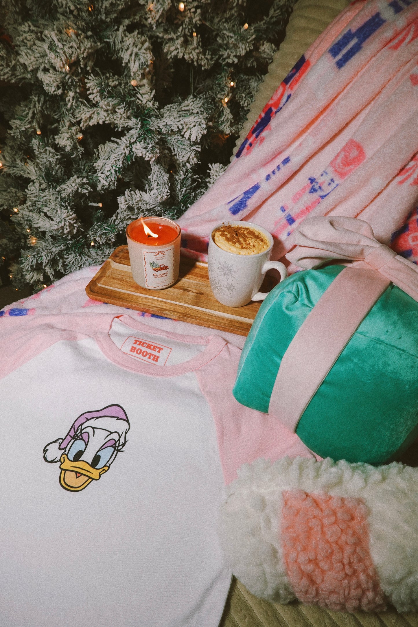 Pink Duck Baby Tee