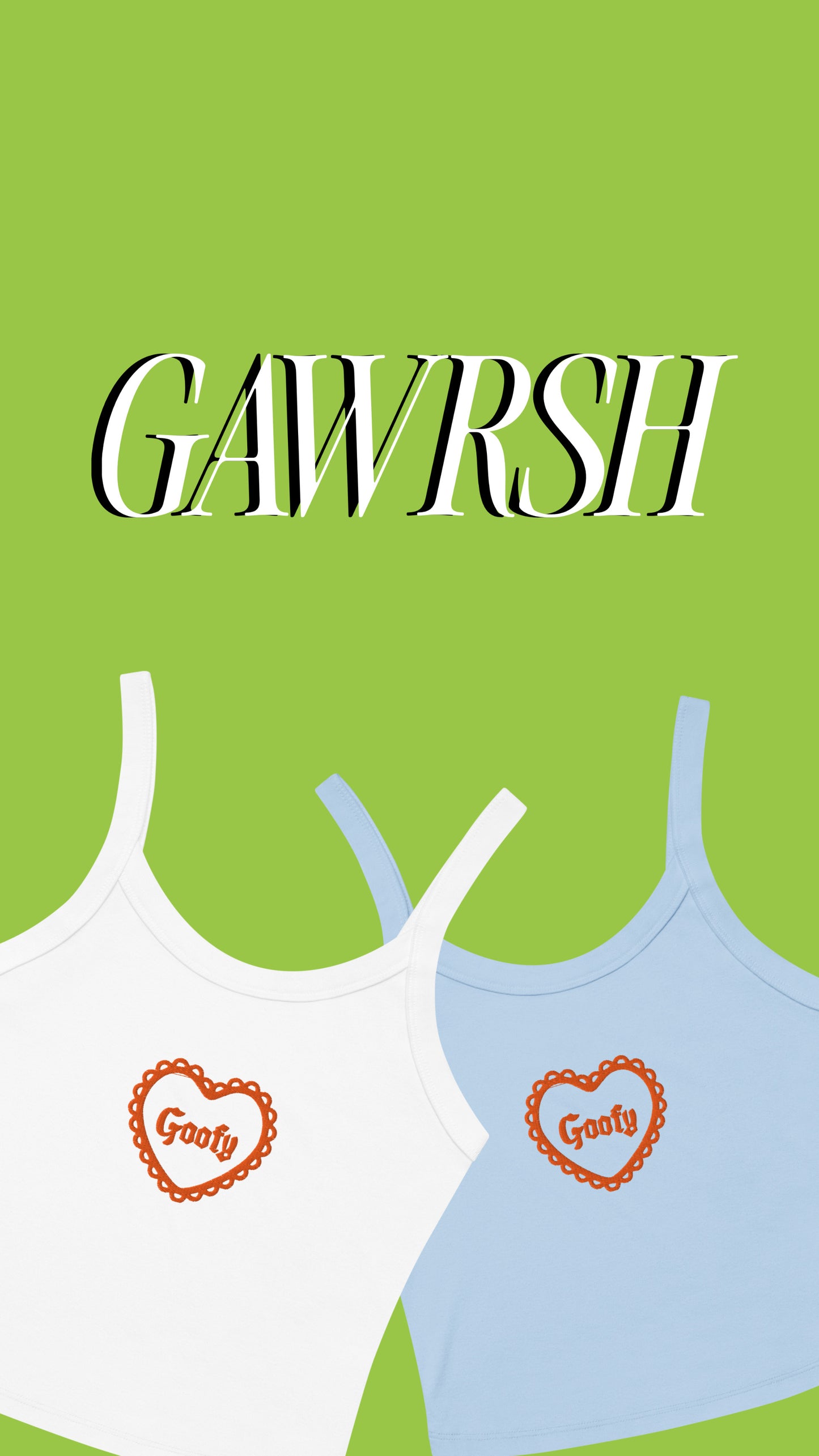 Goof Embroidered Tank