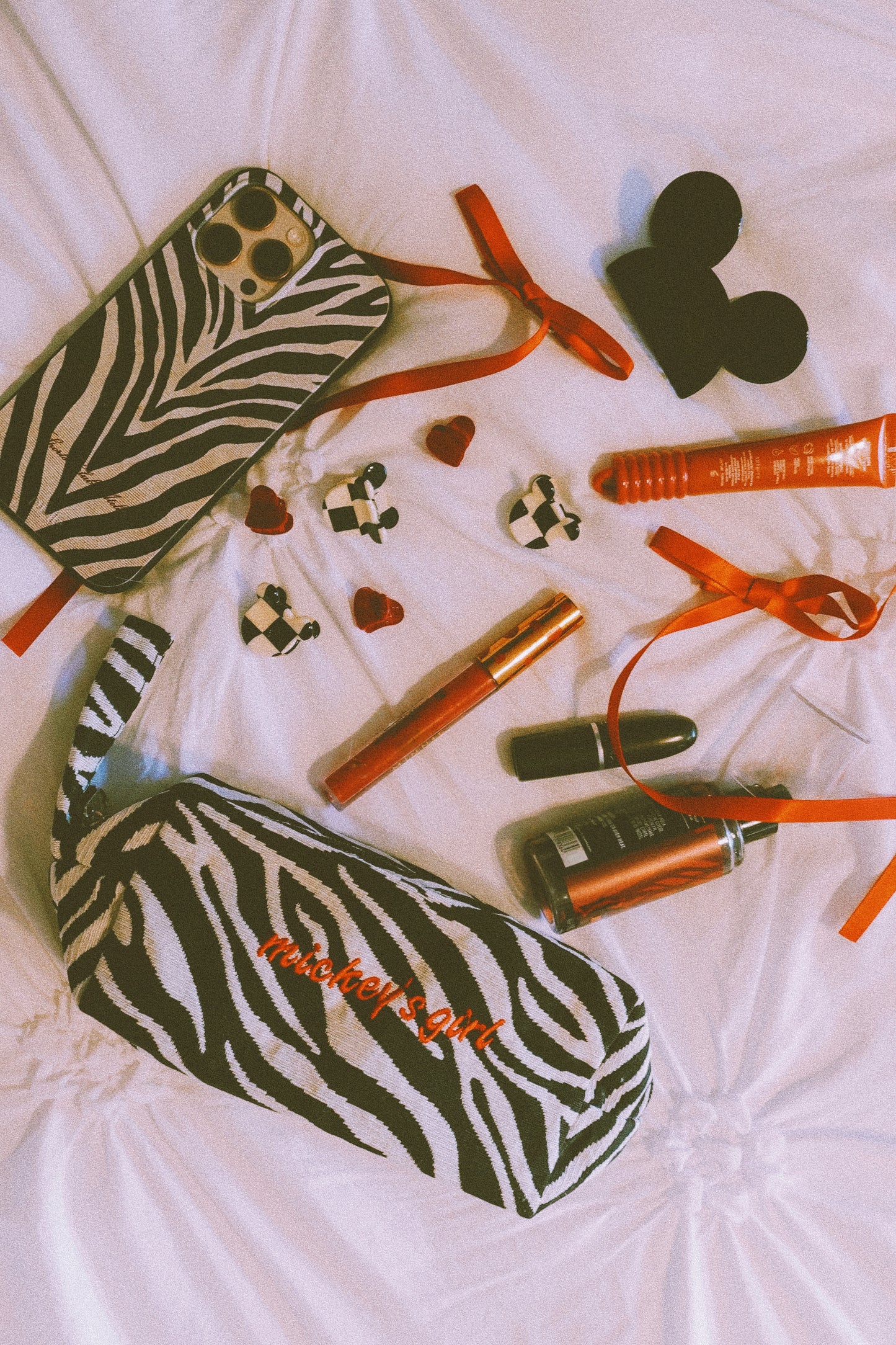 MCKY'S GRL Zebra Pouch