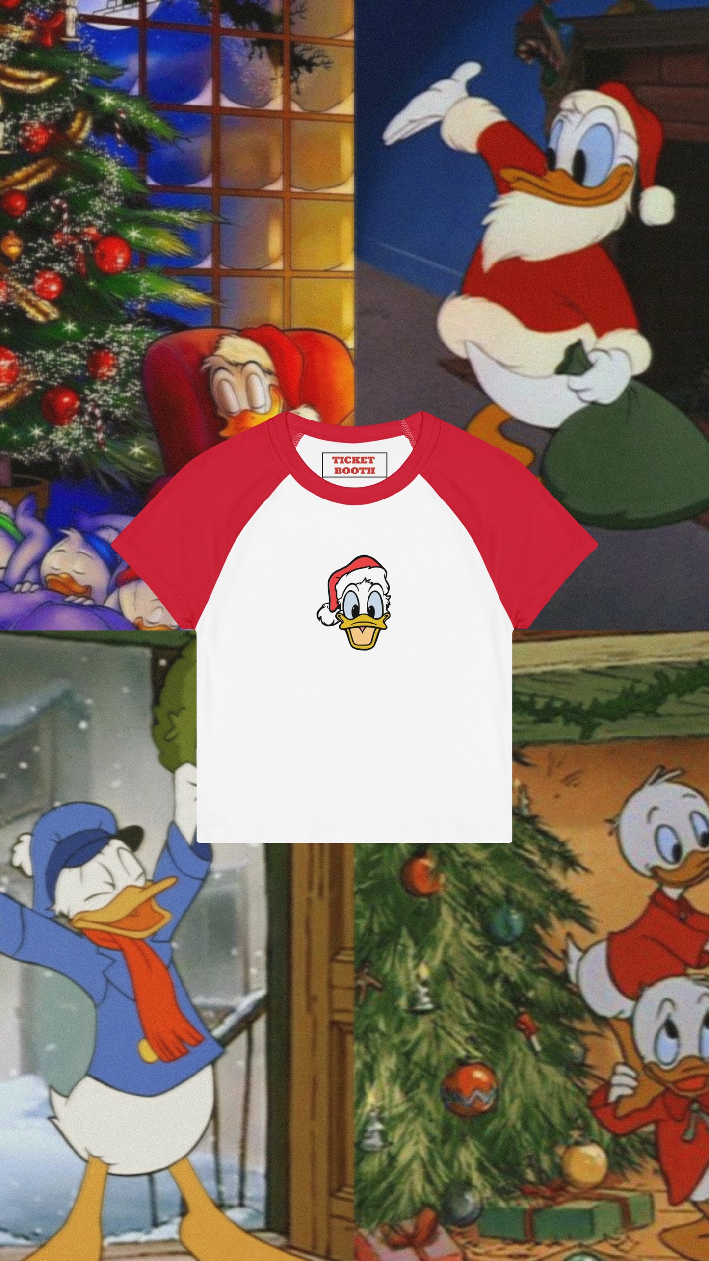 Santa Duck Baby Tee