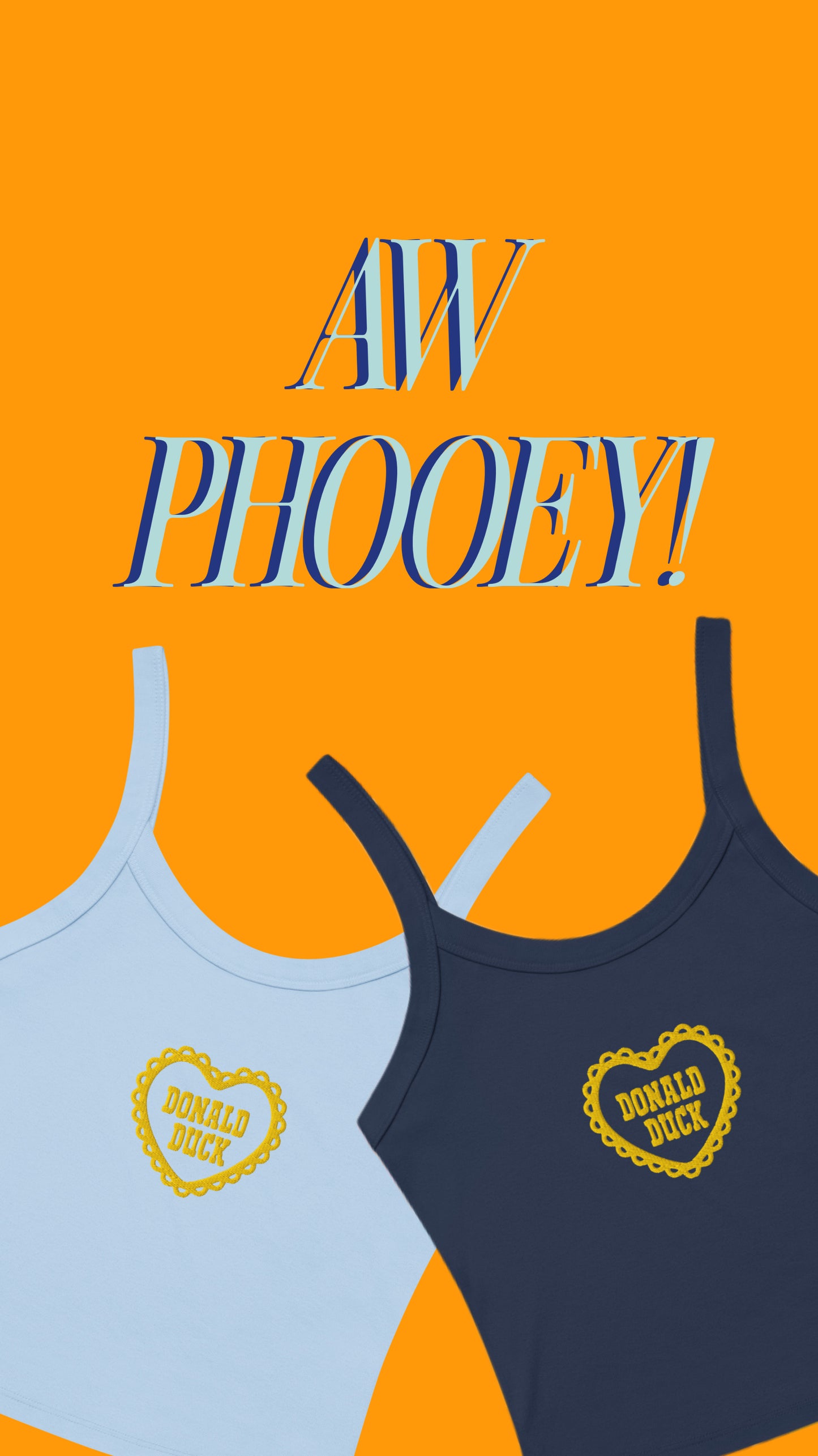 D Duck Embroidered Tank