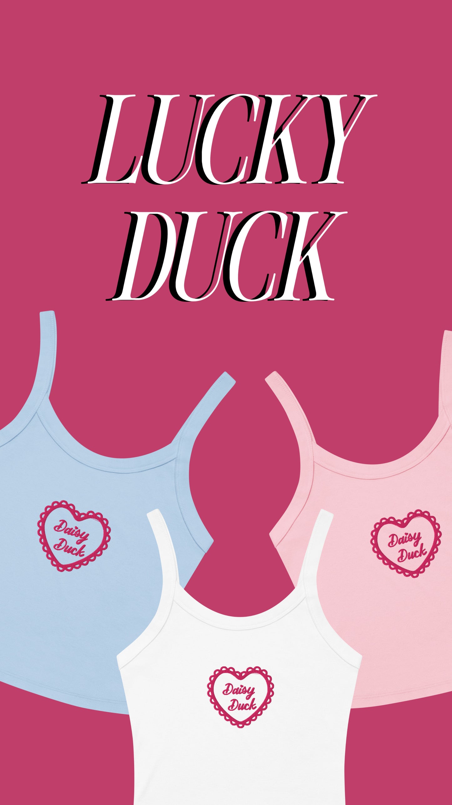 Daisy Embroidered Tank