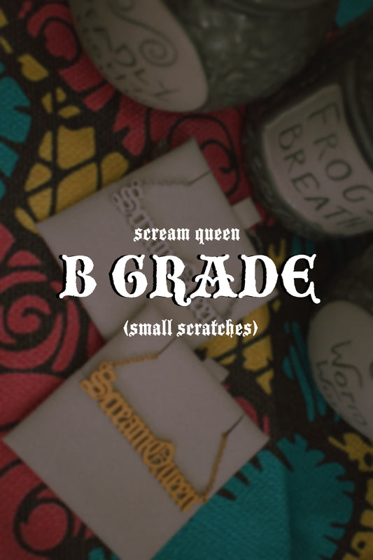B GRADE Scream Queen Necklace