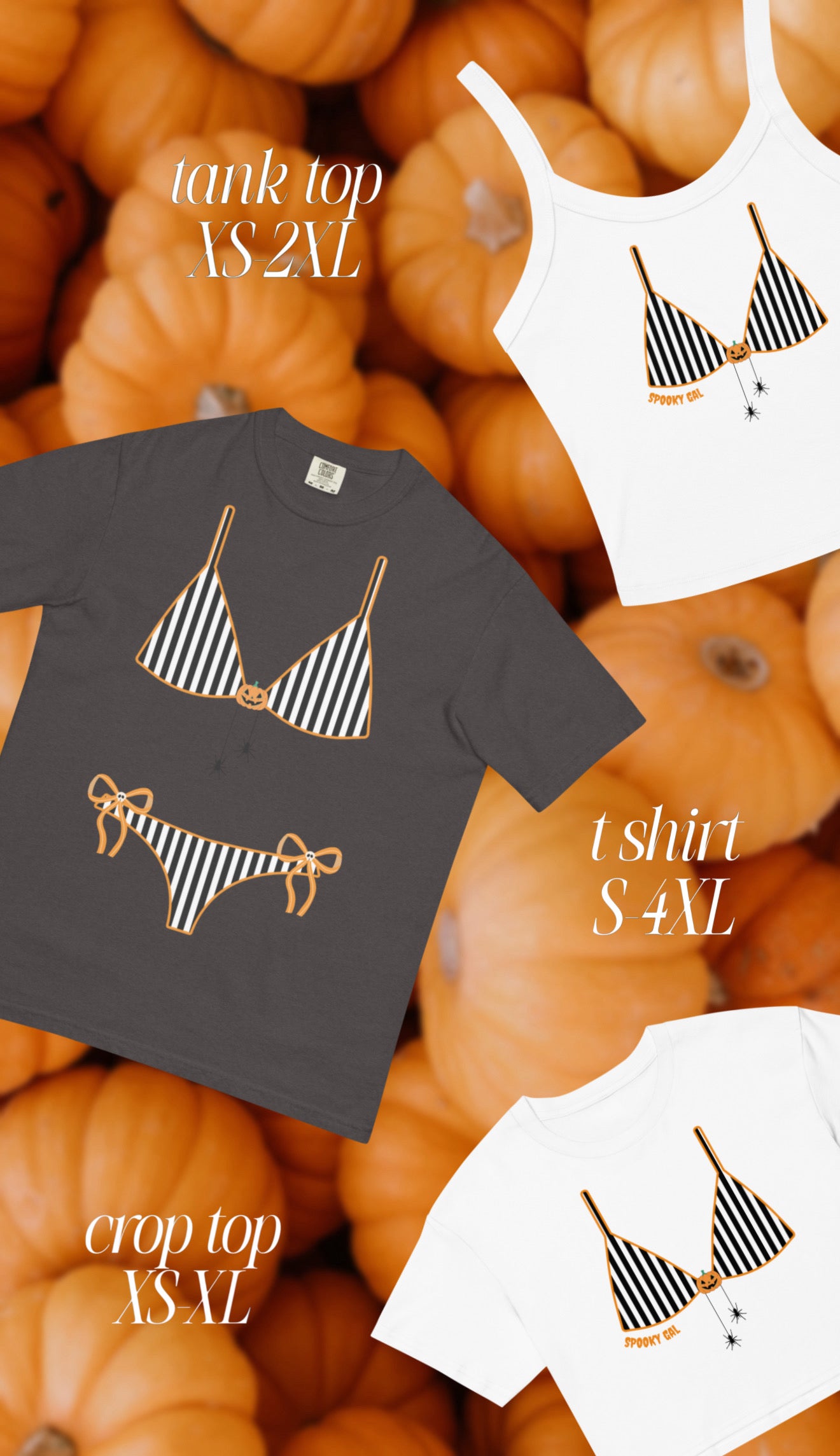 Spooky Bikini Top