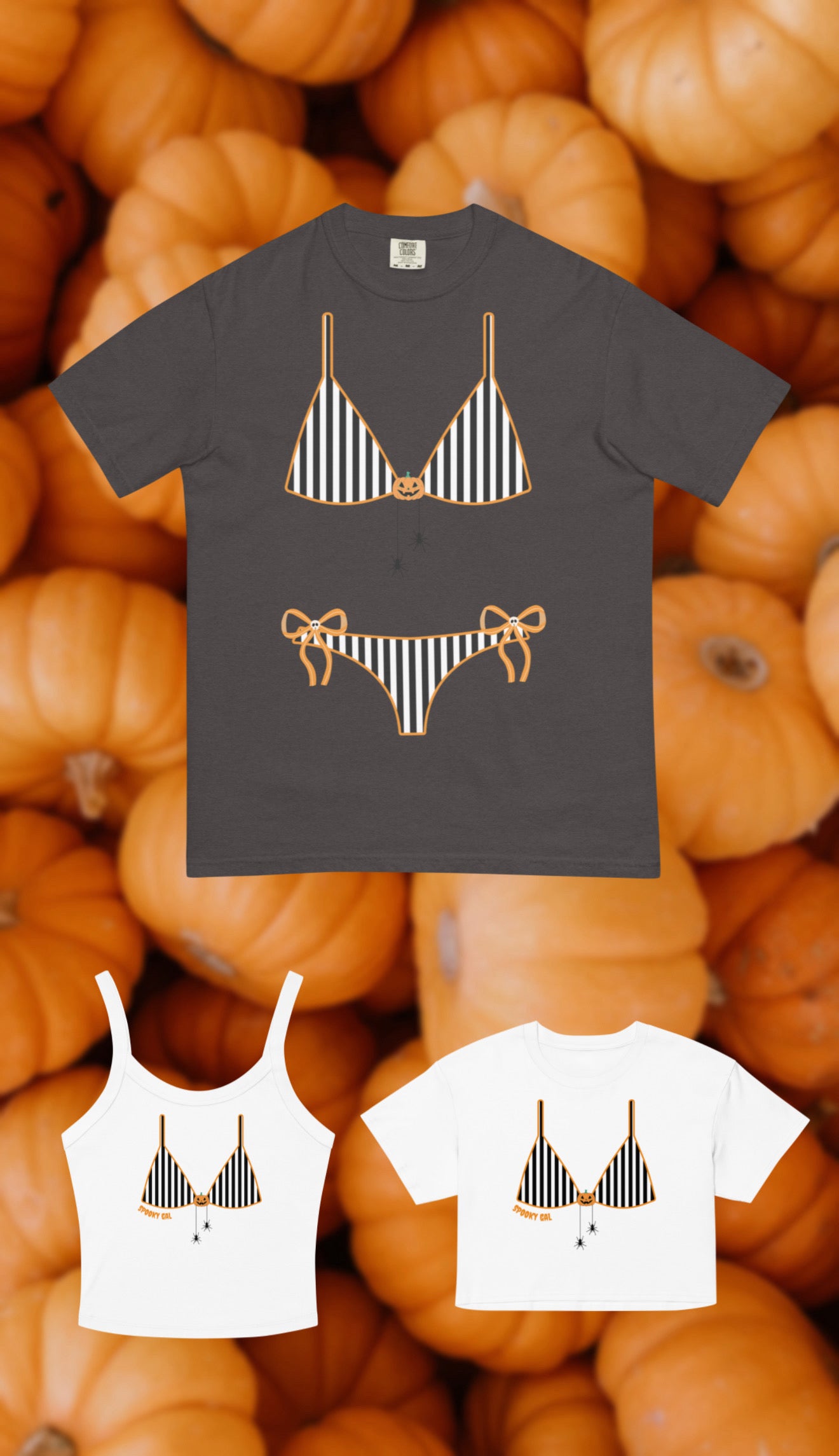 Spooky Bikini Top