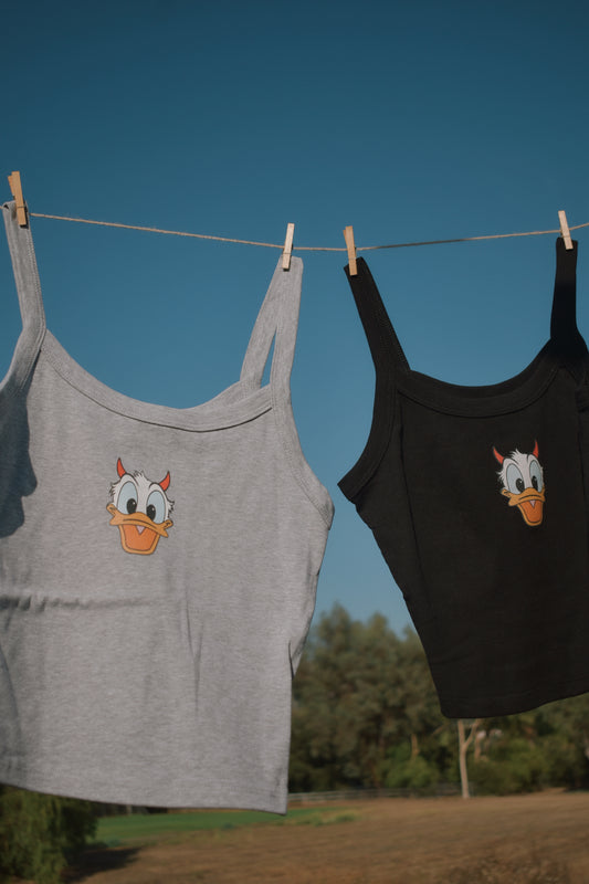 Devil Duck Cropped Tank
