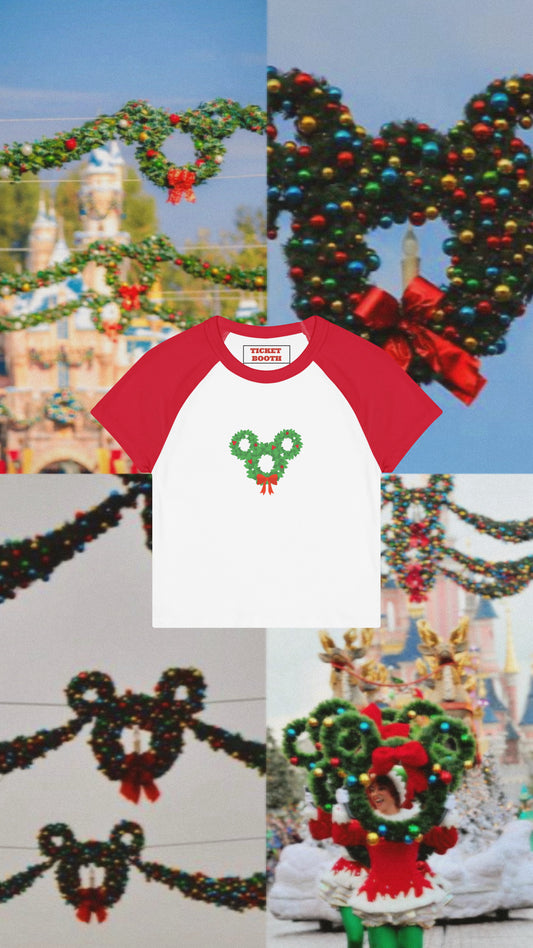 Mouse Wreath Baby Tee