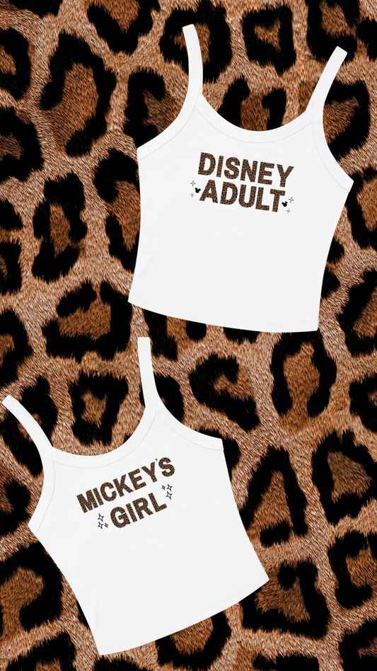 Leopard Cropped Tank